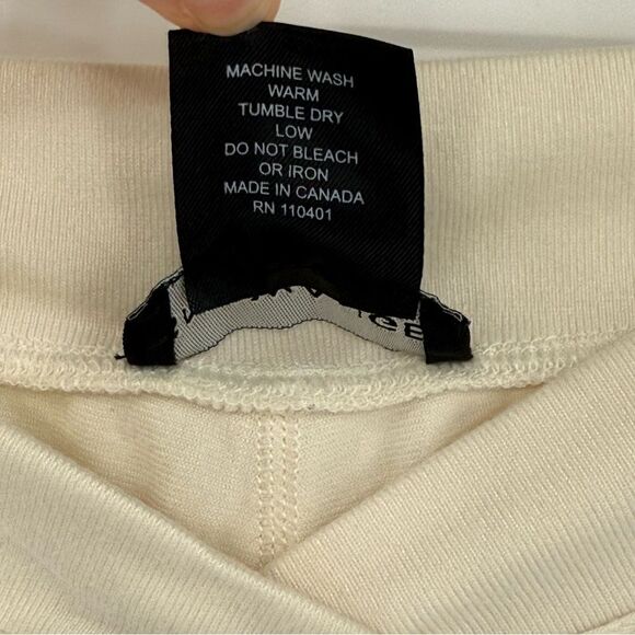 Snow Angel V-Waist Doeskin Baselayer Legging Pant Women Medium Cream Soft 106-40 - Picture 5 of 13